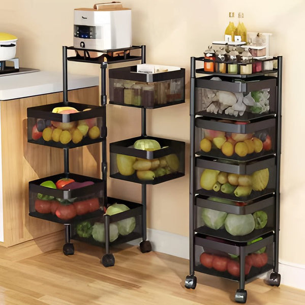 Multi-Tier Rolling Storage Cart